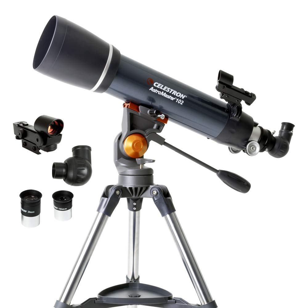 Celestron AstroMaster 102AZ telescope with tripod