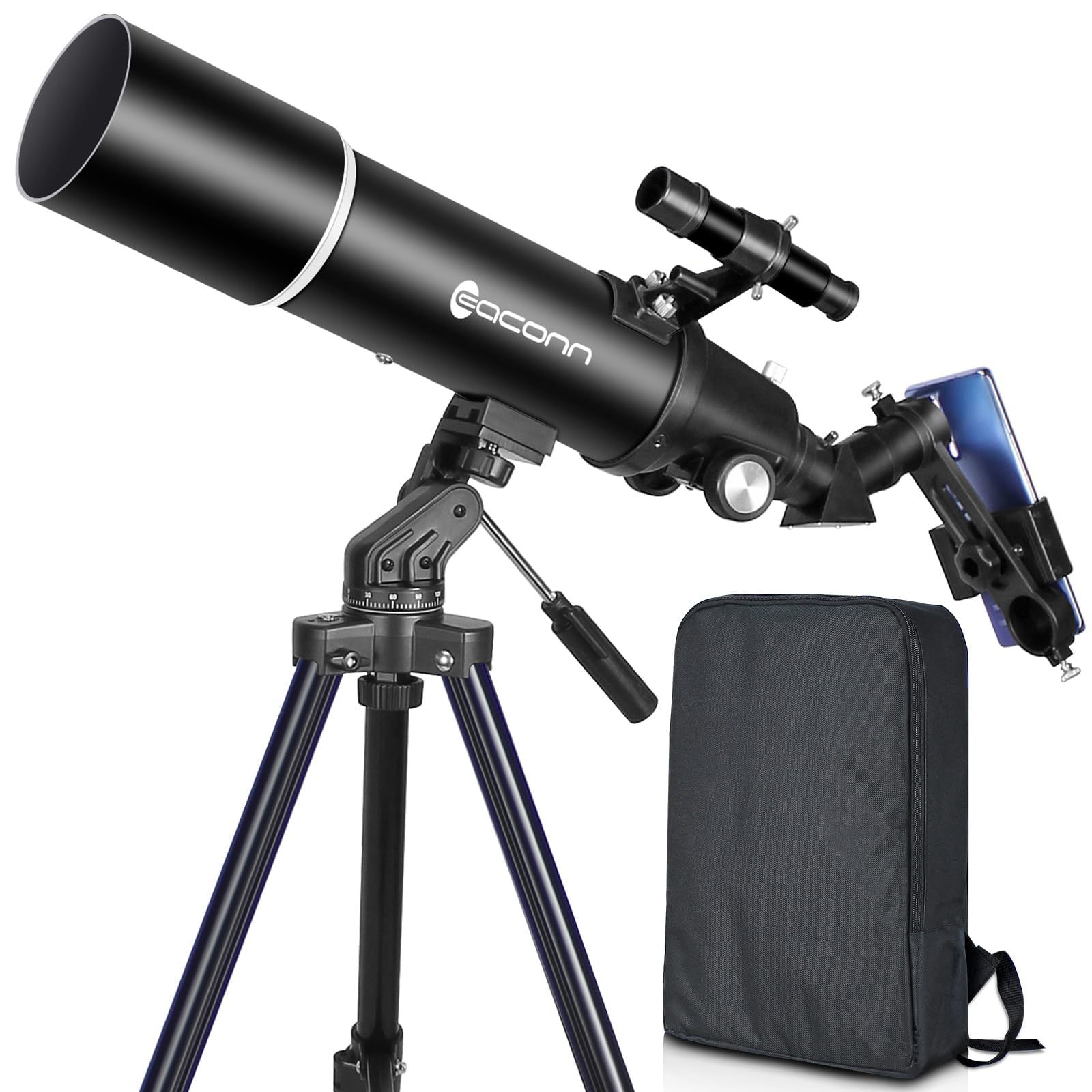 EACONN 80mm Refractor Telescope